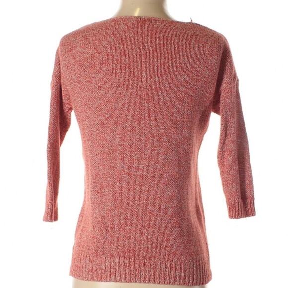 Gap orange & white knit pullover sweater xs - Picture 8 of 8